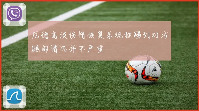 厄德高谈伤情恢复乐观称踢到对方腿部情况并不严重